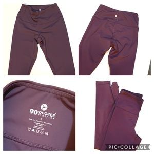 90 degree by reflex leggings, purple, size S